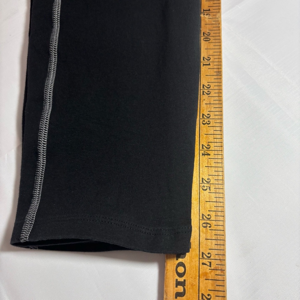 Express Black Athletic Ankle Leggings Gray Stitching Size L NWOT Gym-wear - Picture 8 of 8